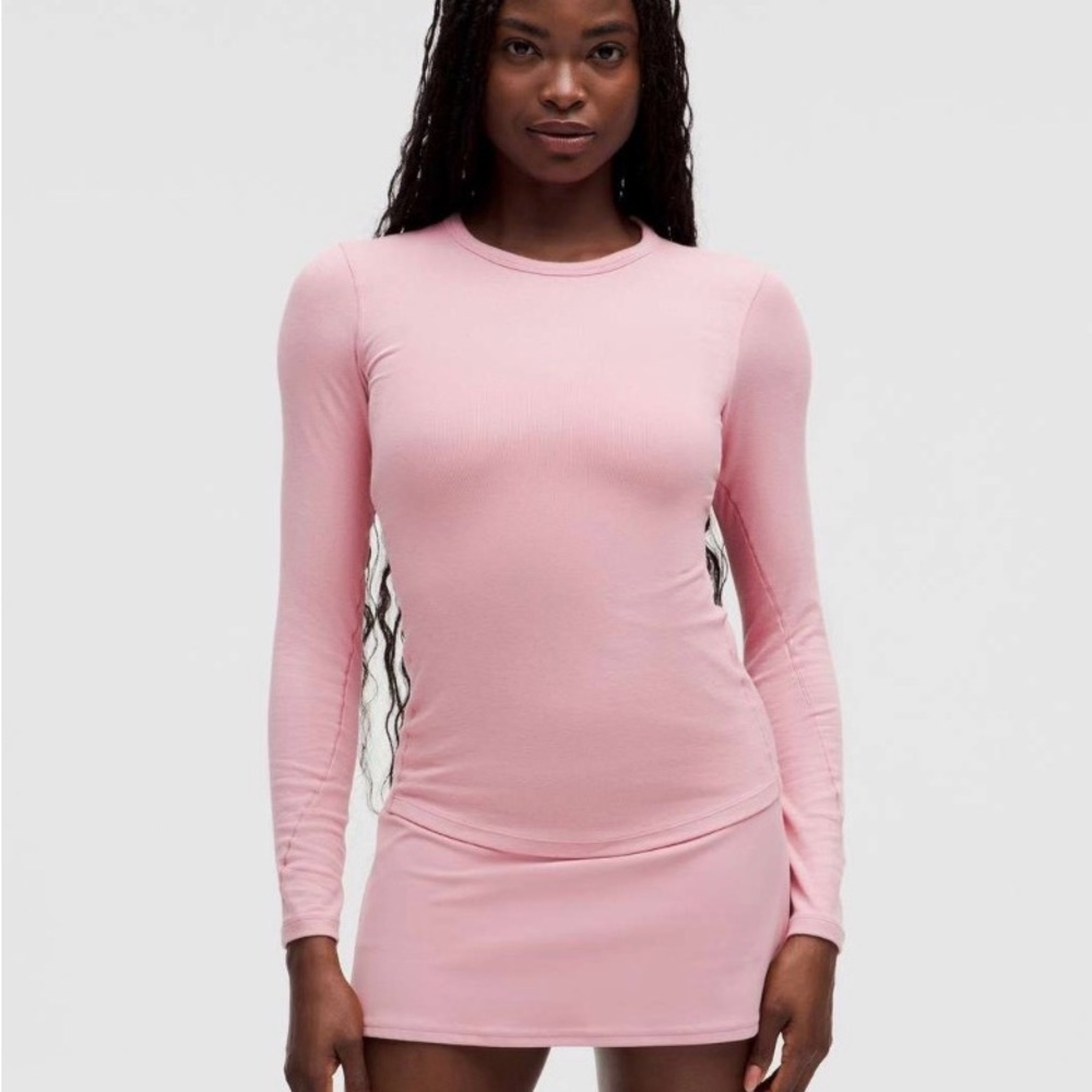 Lululemon Athletica Pink Ribbed Top